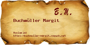 Buchmüller Margit névjegykártya