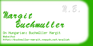 margit buchmuller business card